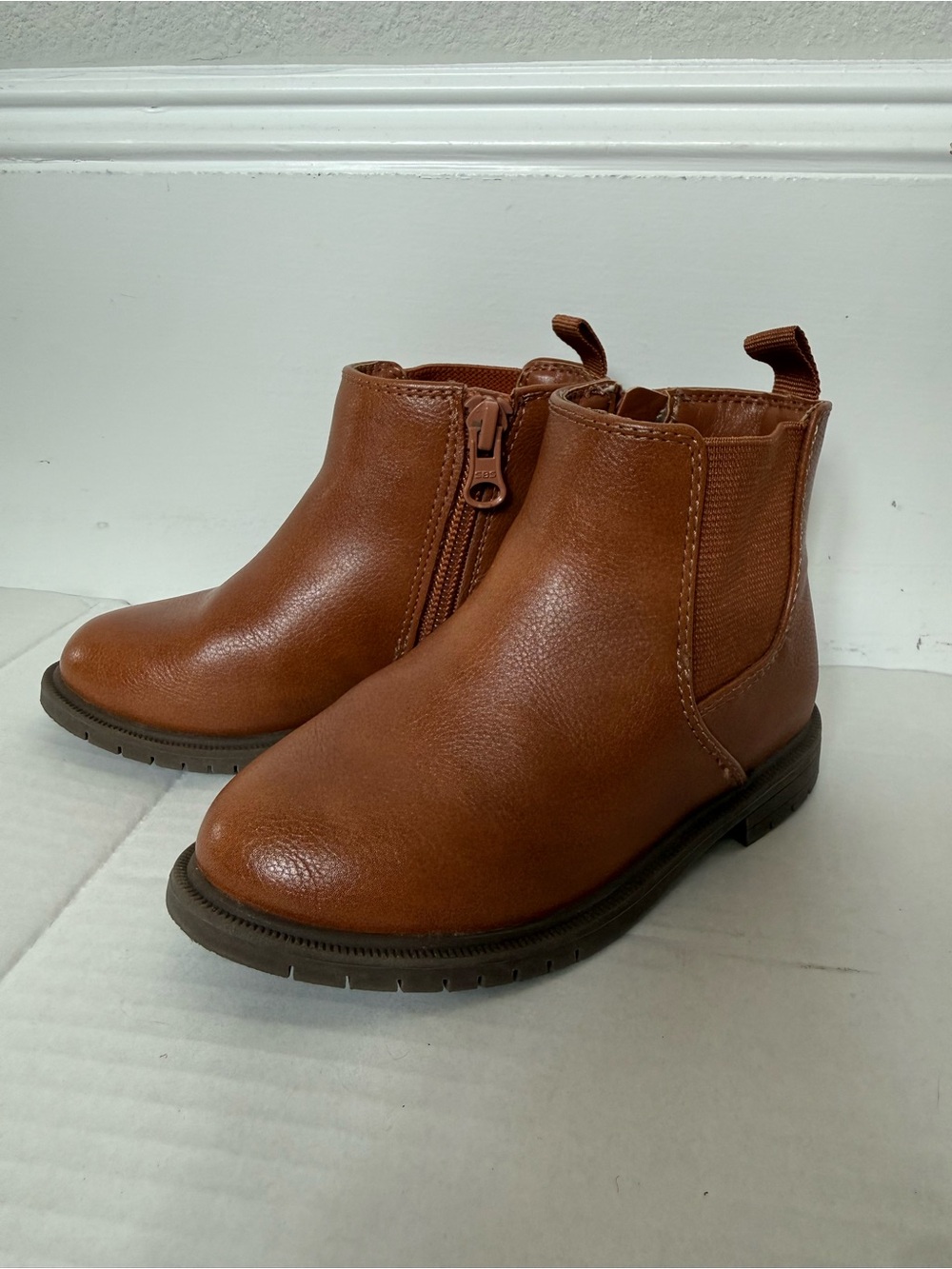 Cat & Jack Tan Brown Chelsea Boots for Kids